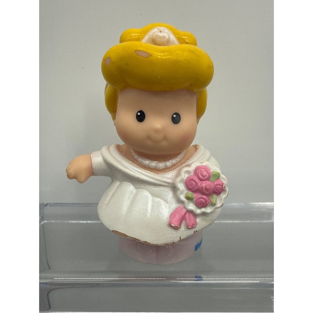 Fisher Price Little People Disney Princess Cinderella Bride Figure Toy